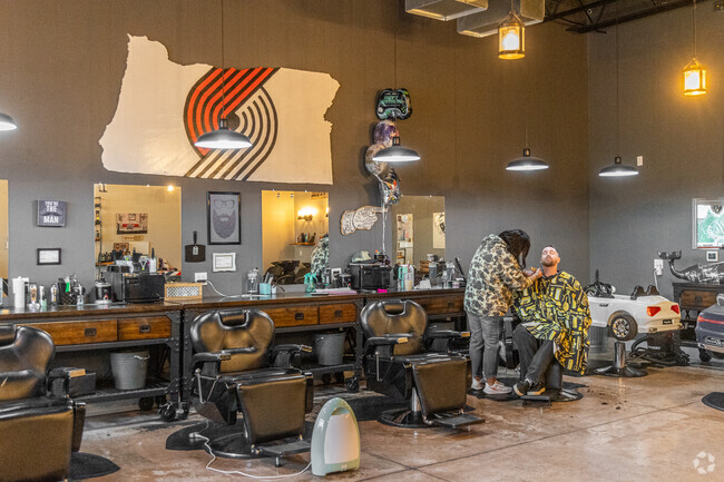 Residents of the Sandy River neighborhood can get a haircut at Hello Handsome barbershop.