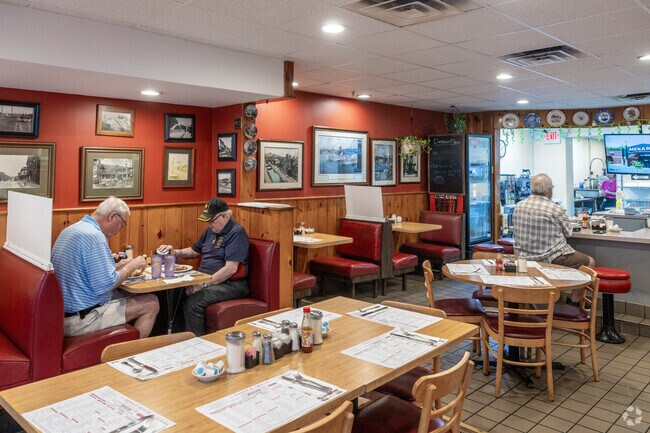 Arlington Heights residents gather for breakfast at the Bridge House Restaurant.