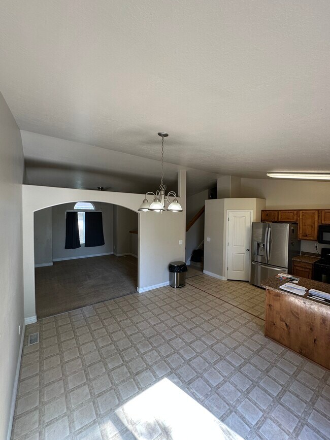 Dining into living room
