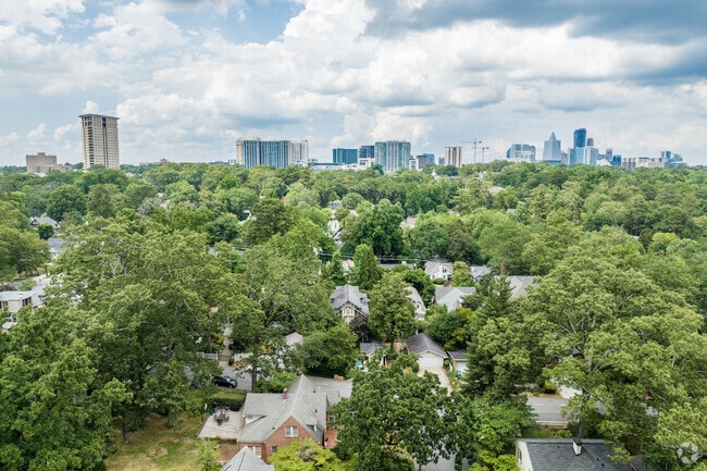 Peachtree Heights East is a densely forested Buckhead neighborhood.