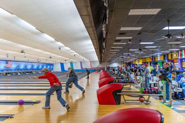 Lauderdale Lanes hosts weekly bowling leagues to meet friends in Florence.