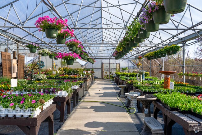 Hart Greenhouse & Florist, near Scotland, has hundreds of types of potted plants and gardening tools.