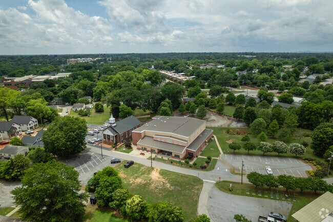 Best Skills Academy is located next to a church.