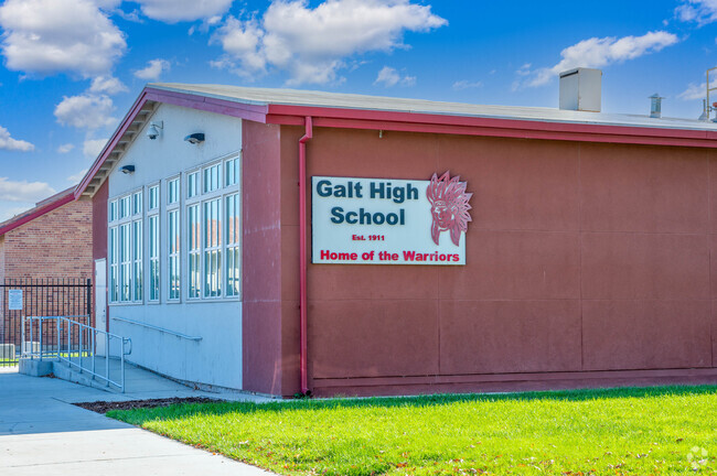 Galt High School home of the warriors.