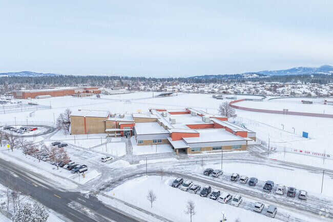 Chester Elementary School has lots of athletic fields behind the school.