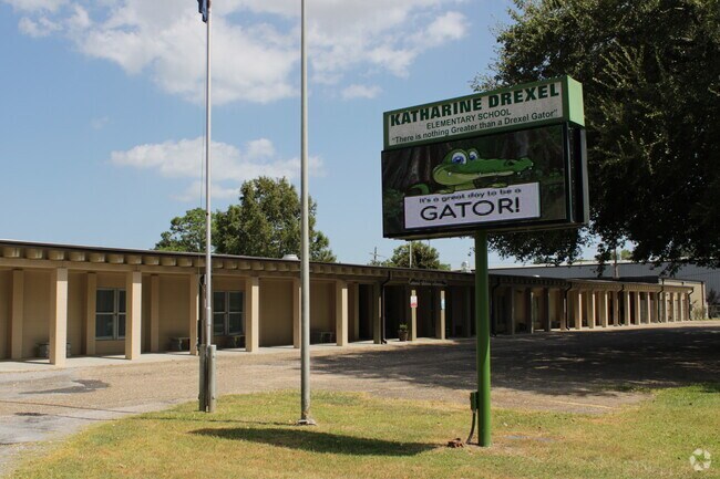 Katharine Drexel Elementary School is where many younger students in Pilette begin their education.