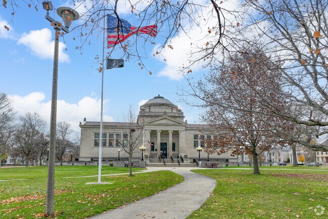 Check out Library Park and Simmons Neighborhood Library.