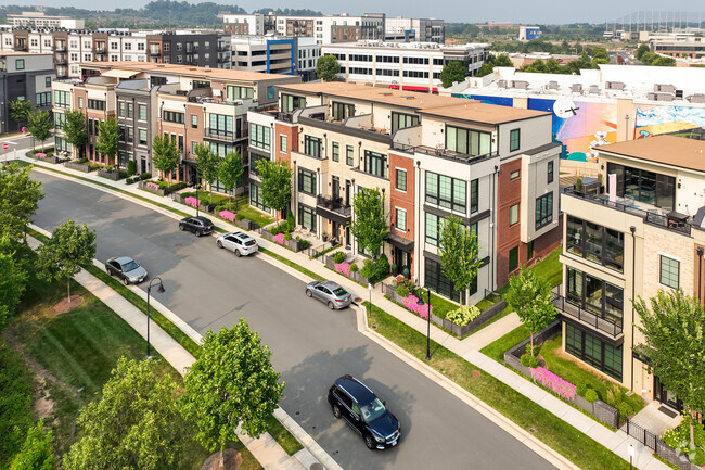 Condo and apartment housing with exciting entertainment and shopping around the corner.