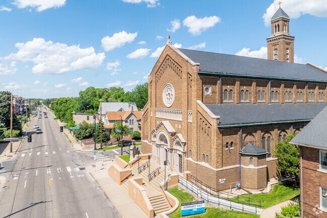 Pope John Paul II is in Northeast Minneapolis.