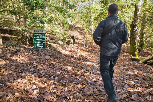 Locals can enjoy the 3-mile walking trail in Appomattox River Regional Park.
