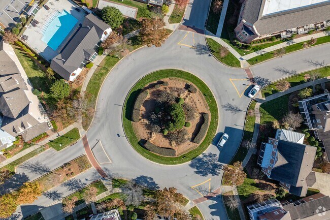 Berry Farms has a few round-abouts to keep the traffic flowing.