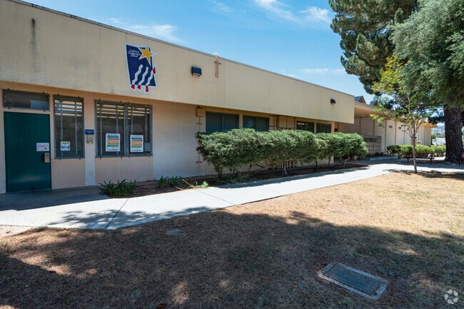 The front of Germain Academy for Academic Achievement in Chatsworth, CA.