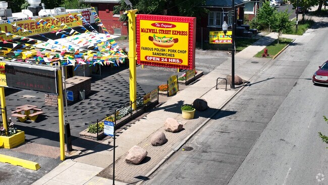 The Original Maxwell Street Express restaurant is located in West Pullman, IL.