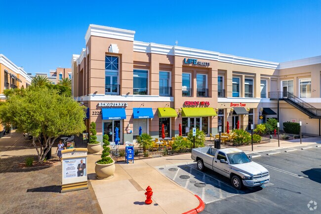 The District, in Green Valley Ranch, has many shops and restaurants.