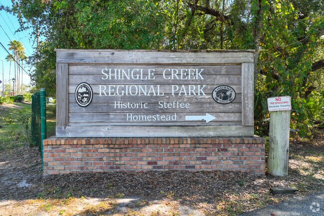 Shingle Creek Regional Park is located on Vine Street in Kissimmee.