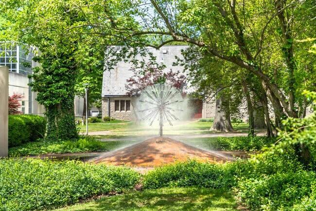 Enjoy the works of art on the University of Evansville campus adjacent to Rosedale South.