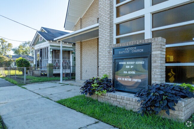 Antioch Baptist Church is one of the oldest in Sonia Quarters.