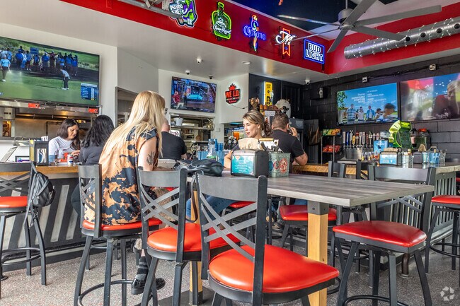 Kickstand near Cedar Valley offers a delicious blend of comfort food and casual vibes.