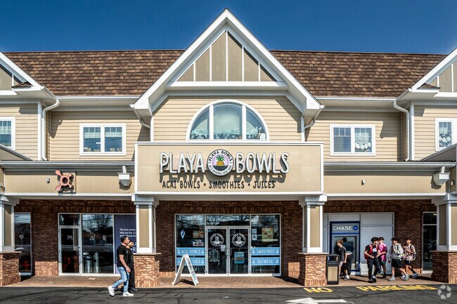 There are locally owed businesses options  in Bulls Head like Playa Bowls.