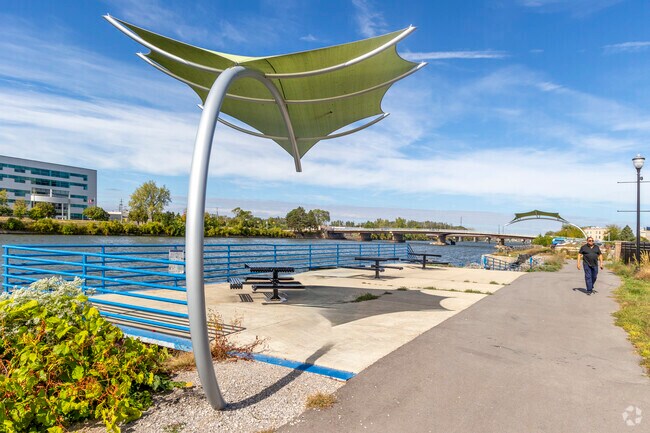 Butman-Fish residents venture down to Riverfront Saginaw as it stretches by the Saginaw River.