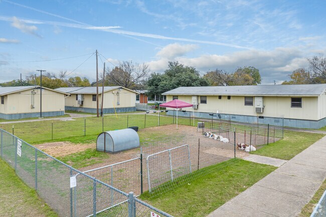Wooten Elementary School's innovative approach includes a captivating goat farm.