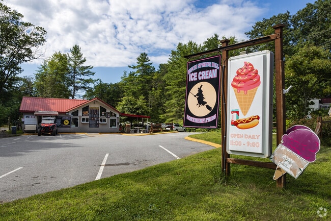 Locals often enjoy ice cream at Witch Spring Hill in West Bath.