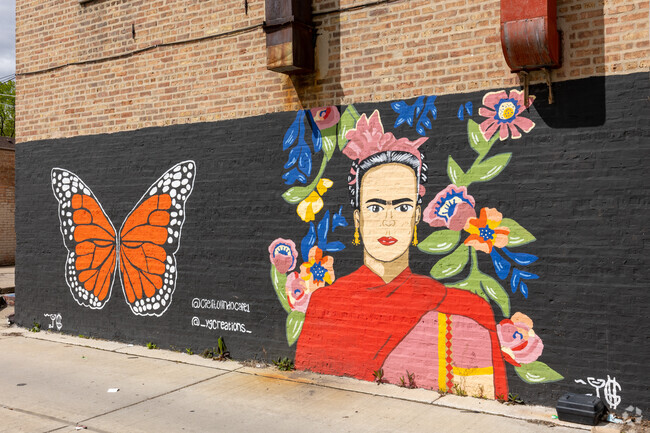 Maywood features a number of vibrant murals.