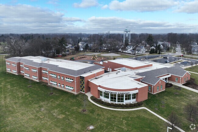 Maplewood Elementary Front Aerial