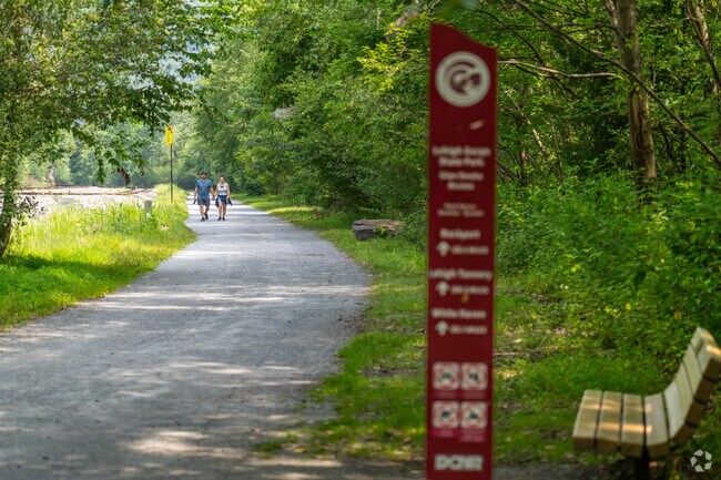 Walking trails in Lehigh Gorge State Park are a great way to explore all that the park offers.