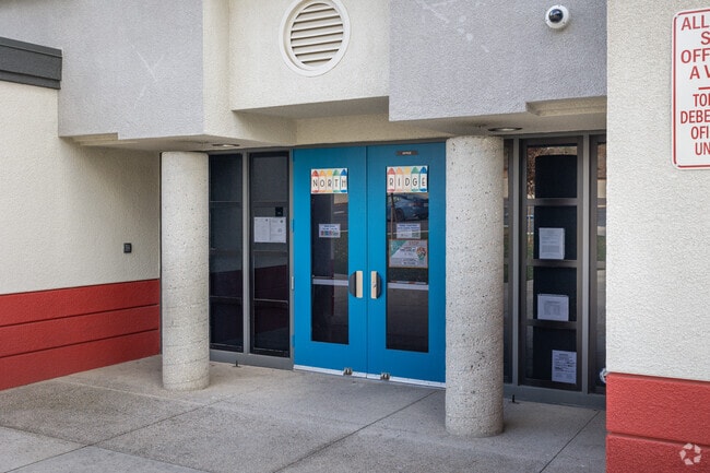 A welcoming entrance is seen at North Ridge Elementary School in Moreno Valley.
