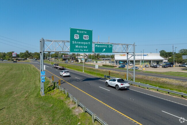 West Pointe residents can get to the rest of Alexandria quickly by using US 165.