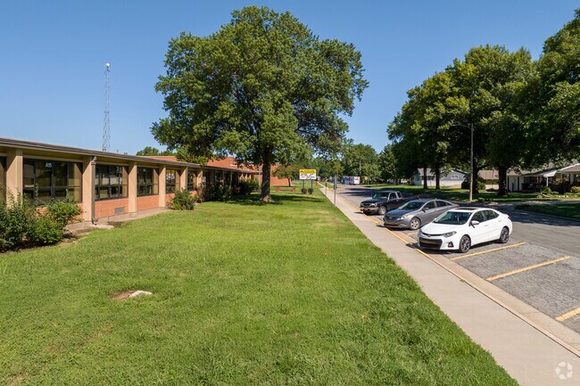 Sidewalks run by McCollom Elementary School.