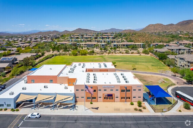 Reach for the summit of success at Ridgeline Academy, New River's gateway to academic success.
