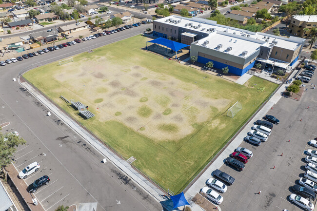 Kids attending Vista College Prep Sueño Park in Phoenix have plenty of to run and play.
