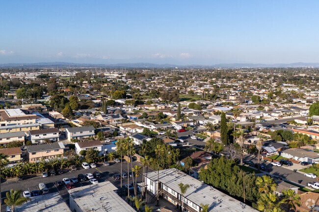 Sweeping views of the lovely city of Stanton in Southern California.