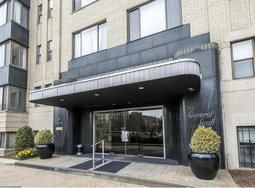 Front of building
