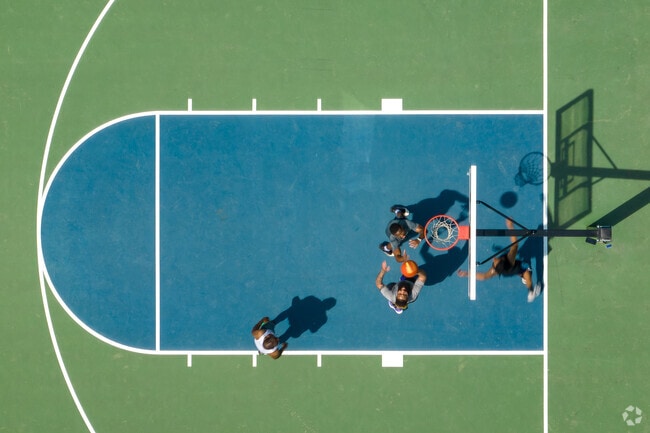 Chinquapin Park has a full open basketball court.