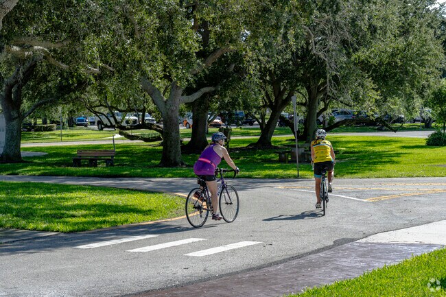 Biking is a popular pastime in Wabasso Beach.