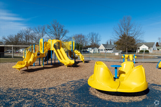 The playground at Lakeview Elementary School.