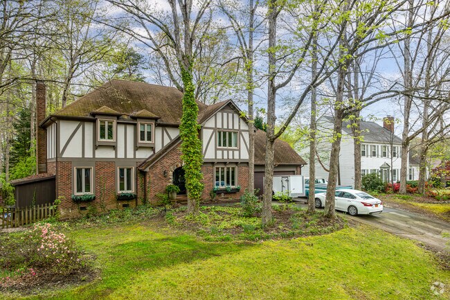 Deep River neighborhoods feature Tudor-style homes with classic architecture.