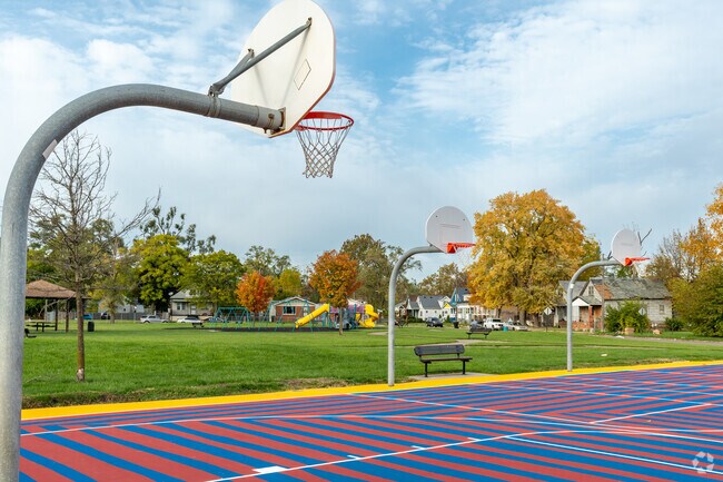 Enjoy games of basketball with your friends at Conant-Minnesota Park.