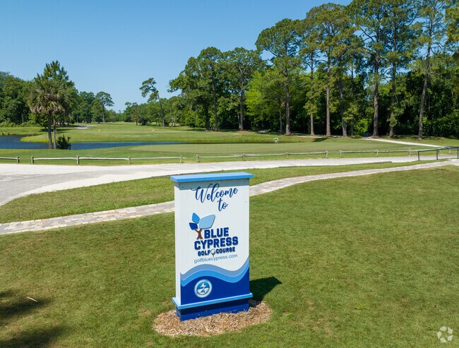 The Blue Cypress Golf Course is popular with University Park residents.