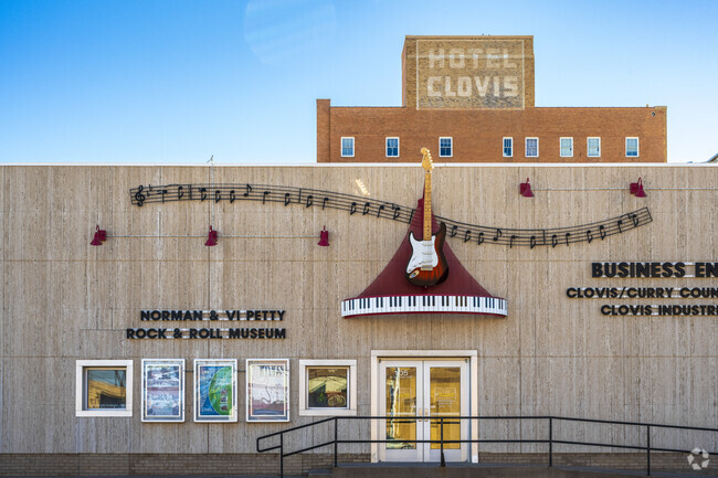 Clovis is home to Norman Petty Recording Studios, one of rock's pioneering studio spaces.