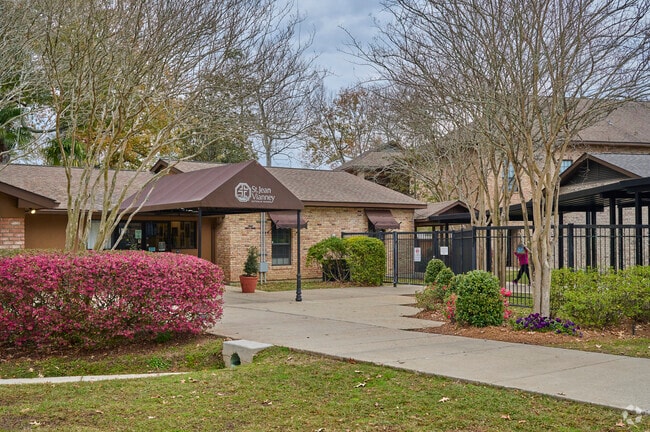 St. Jean Vianney School in Baton Rouge is nested in a placid and serene landscape.