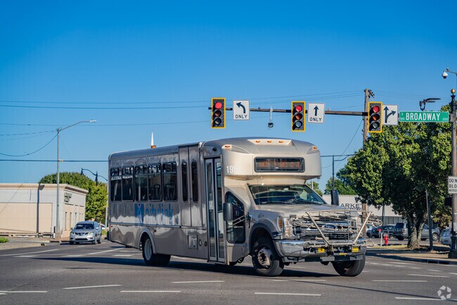 Bus stops on East 2nd Street from Citylink Edmond serve Fairway Estates residents.