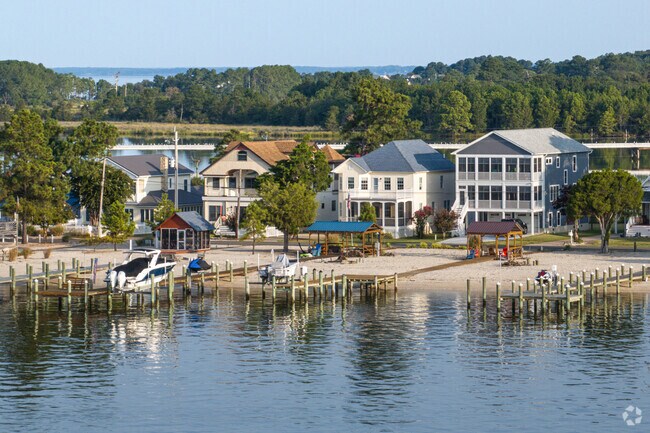 Homes with private beaches and a quiet neighborhood are in Saint George Island.