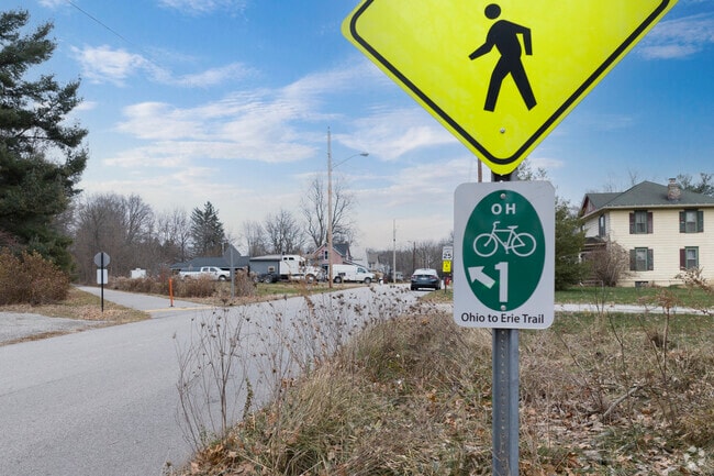 The Ohio To Erie Tail is a trail pathway passing directly through Sunbury.