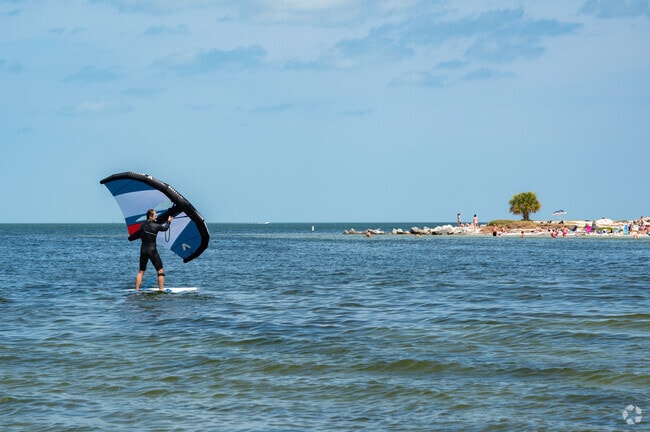 Howard Park Beach is a great spot for windsurfing.