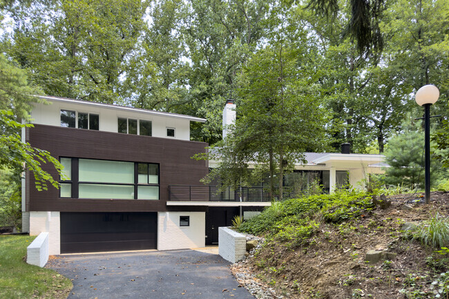 A unique home with mid-century flair in Carderock Springs.
