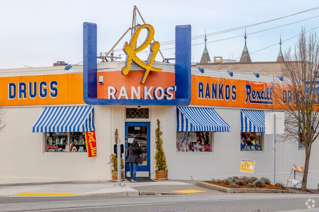 Ranko's Pharmacy provides pharmacy and postal services in Stadium District.
